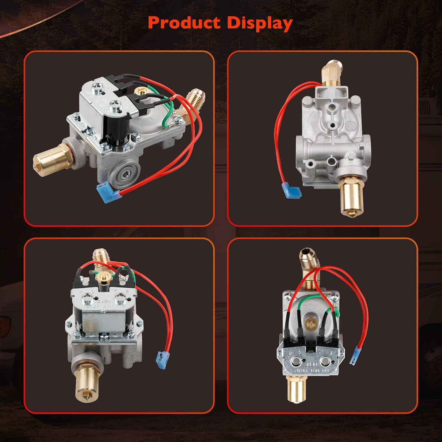 92089 RV Water Heater Gas Valve &ndash; Compatible with Atwood 10 Gal Electronic Ignition Water Heaters (G10-1E, G10-2E, GC10-1E, GC10A-2E) &ndash; Solenoid Valve for OEM #93844, 93870, 93321, 92078 image number 2