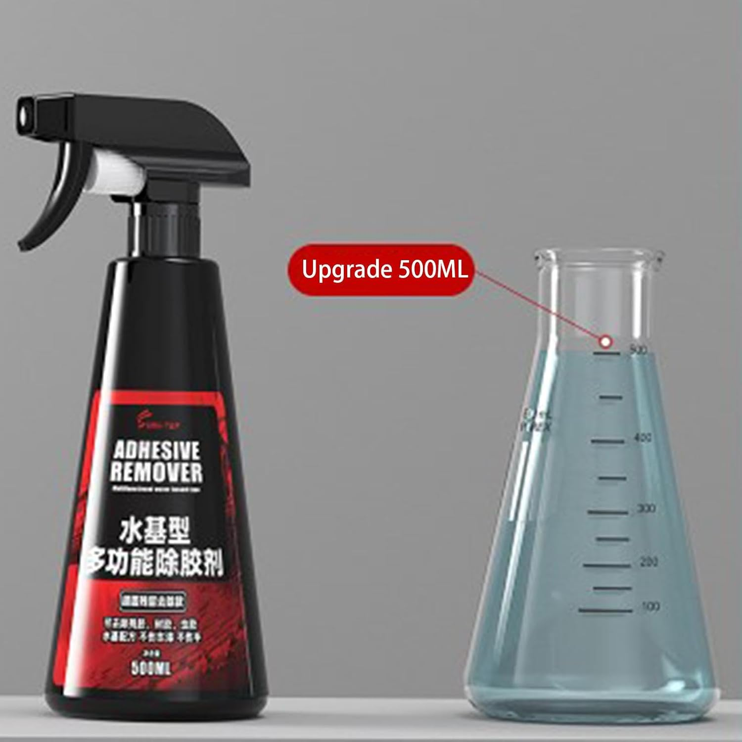 Adhesive Remover Spray Gel, Surface Safe Great Cleaner Label Cleaning Agents, 500Ml Surface Safe Great Cleaner for Stains, Tape, Decals, Grease, Tar, Stickers, Chewing Gum Borato image number 2