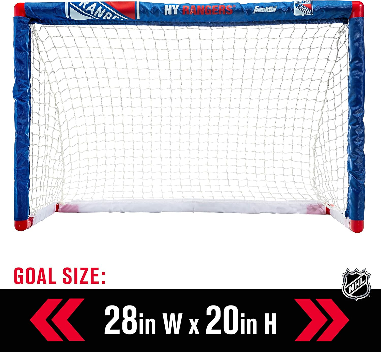 Franklin Sports NHL Mini Hockey Sets - Knee Hockey Goal, Ball, & 2 Hockey Stick Combo Set - Mini Goal Net - NHL Official Hockey Sets image number 5