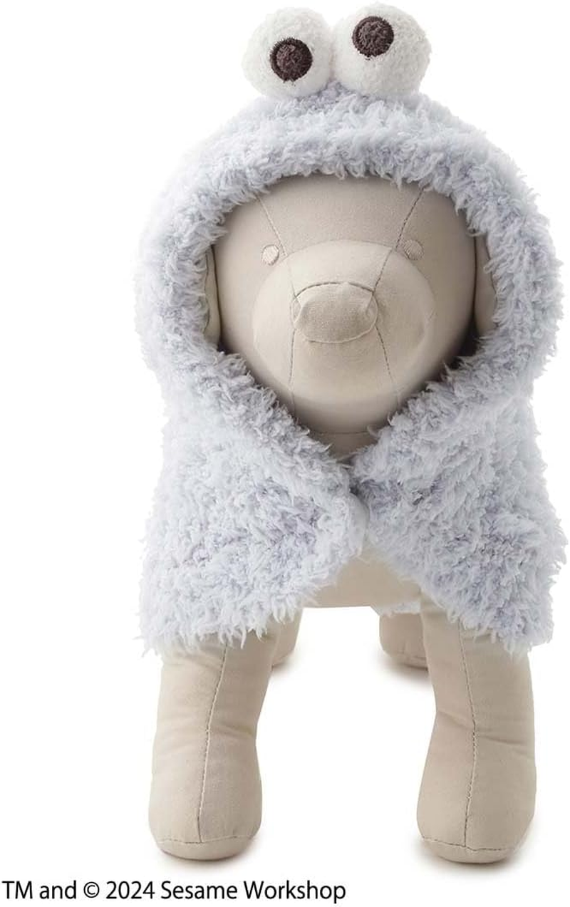 [Gelato Pique Cat & Dog] Cat&Dog [Sesame Street] Gelato Cookie Monster Cape PAGG245577 BLU S, Blue, S