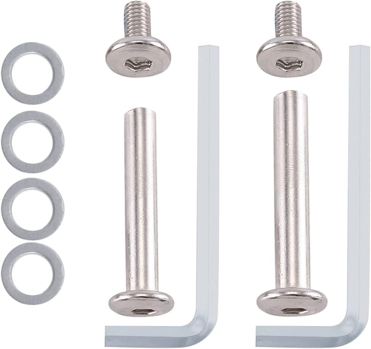 2 Set 50Mm X12Mm Luggage Wheels Replacement, Wear- PU Caster, Quiet & Smooth Rolling, Black, Polyurethane image number 3