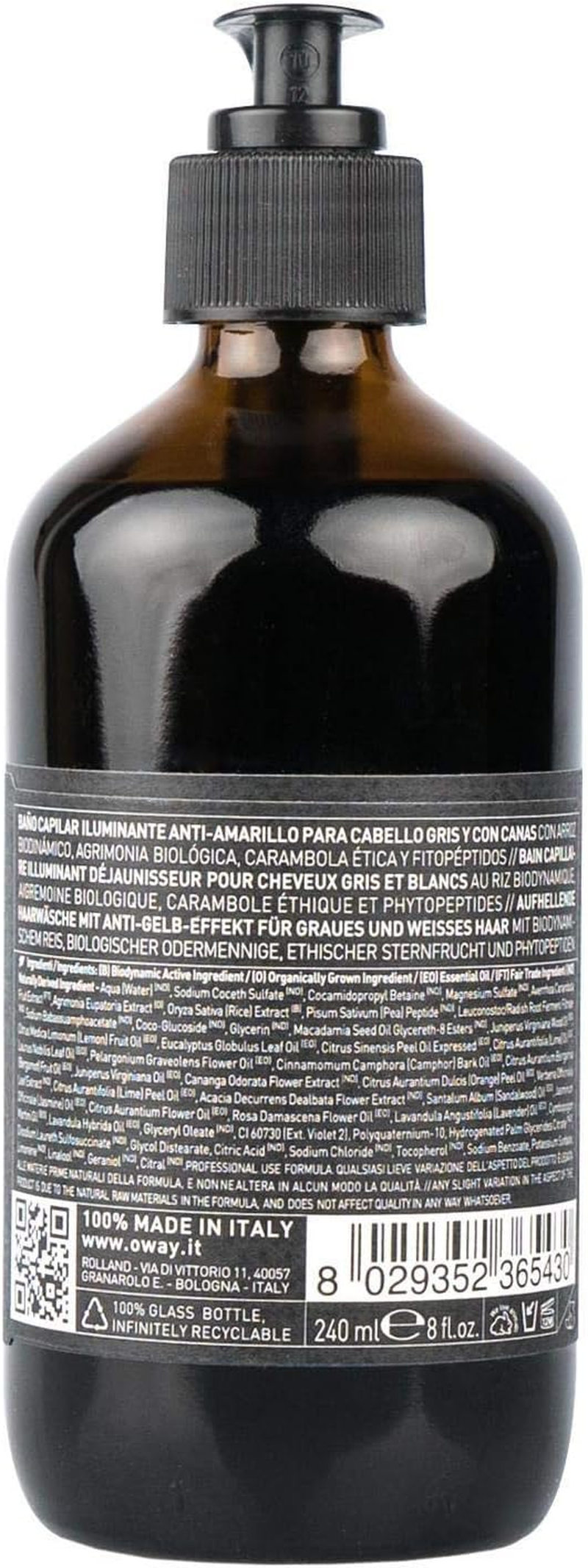 Oway Silver Steel Hair Bath (Shampoo) 240Ml