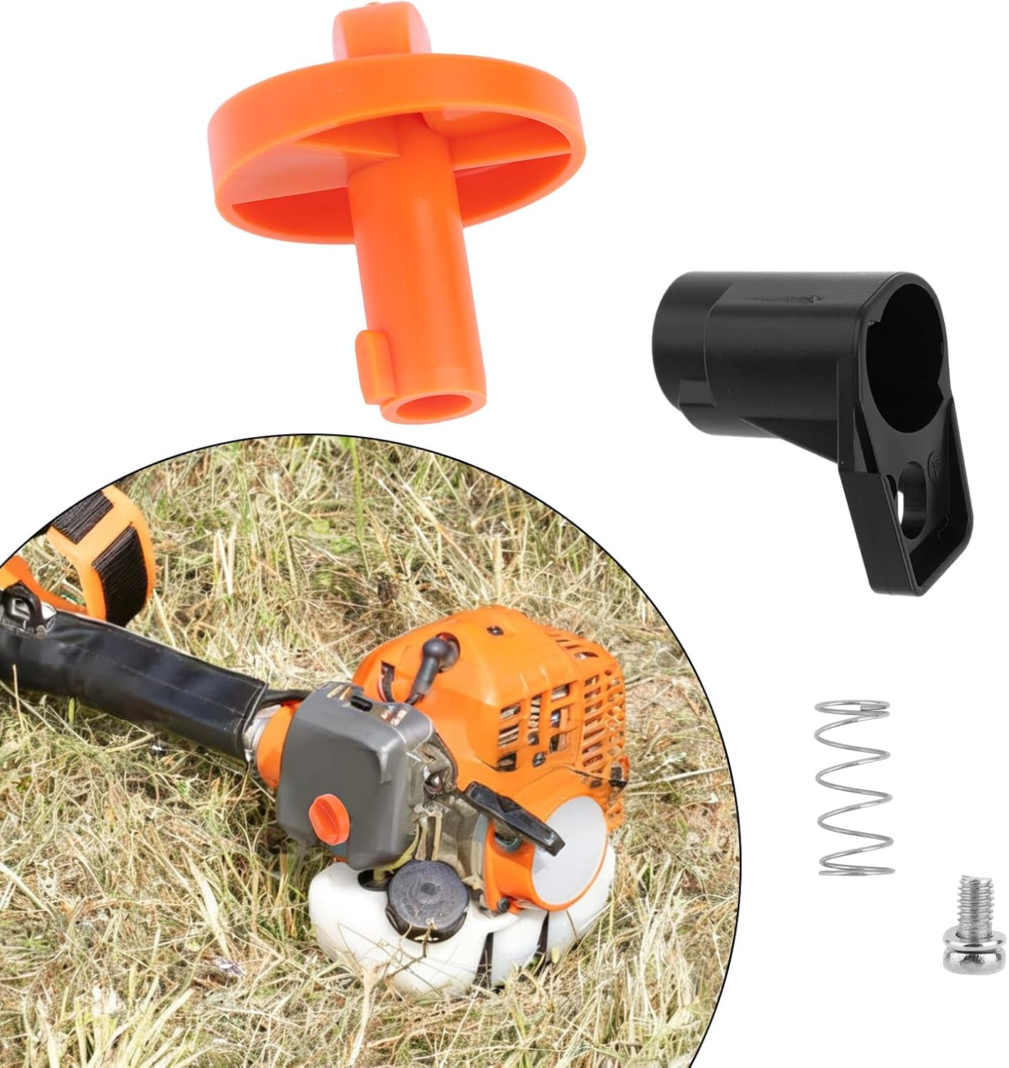 4180 180 9500 Choke Knob Kit Compatible with Stihl FS91 FS111 FS131 HT102 HT103 HT131 HT132 HT133 KM91R KM111R KM131R String Trimmer Parts & Pole Saw Pruner image number 2