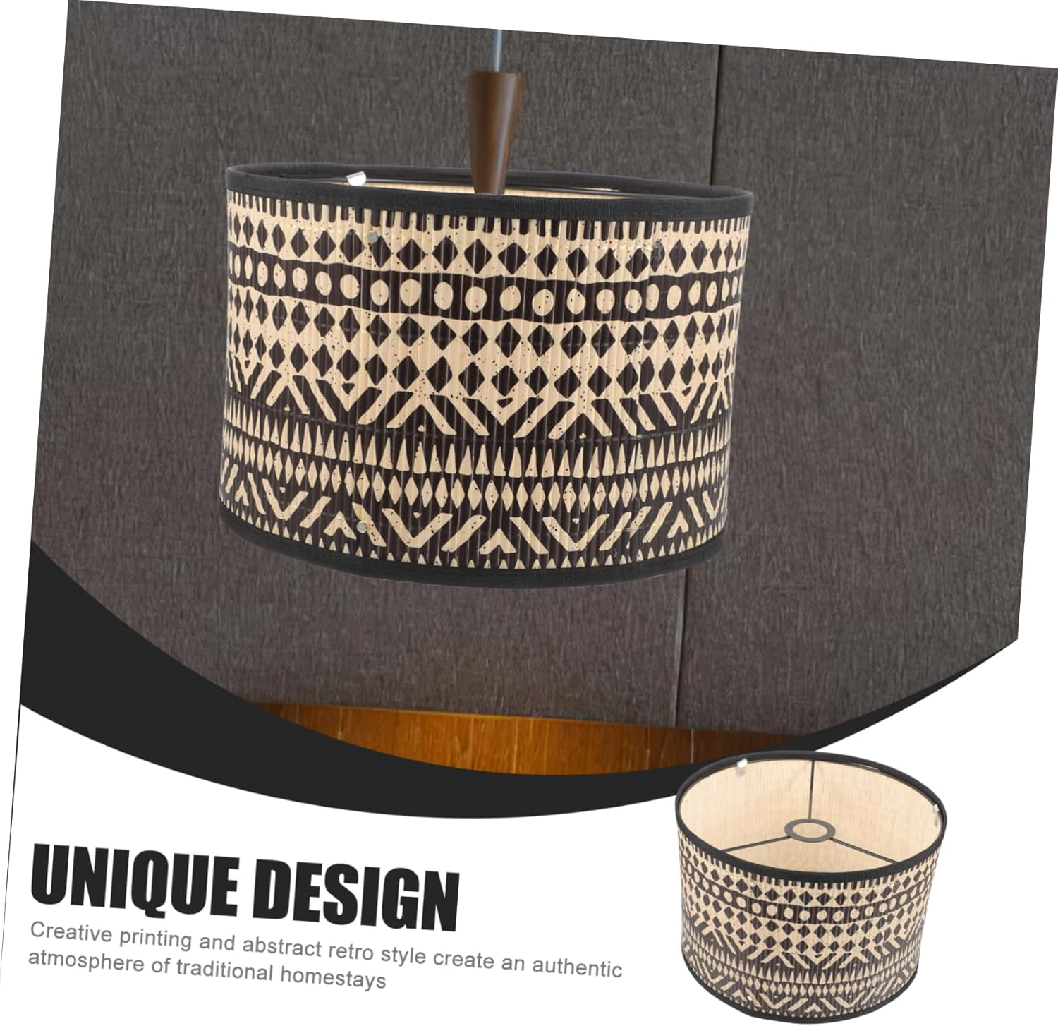 Pendant Lamp Shade Hanging Lamp Shades Barrel Lamp Shades Modern Lamp Shade Pendant Light Shades Only Bamboo Lamp Shade Lamp Replacement Parts Woven Lamp Shade Lamp Shades/605 image number 5