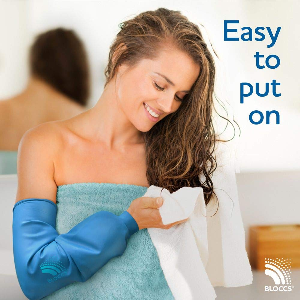 Bloccs Waterproof PICC Line Cover. Elbow Protector, Adult (Large) image number 6