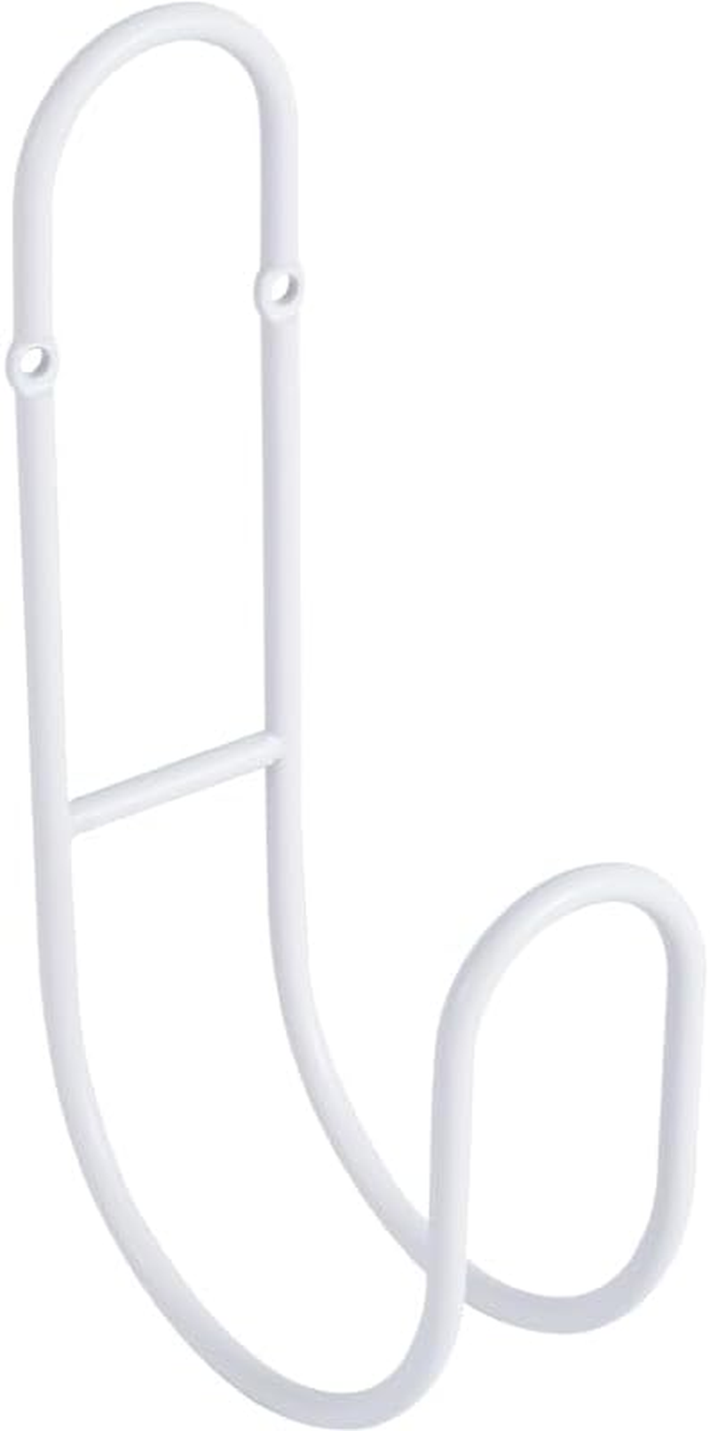 Lunhoo Garden Hose Holder, Wall Mount Water Hose Hanger, Hanging Hose Storage Rack for Garden Hose, Ropes, outside Yard (White)