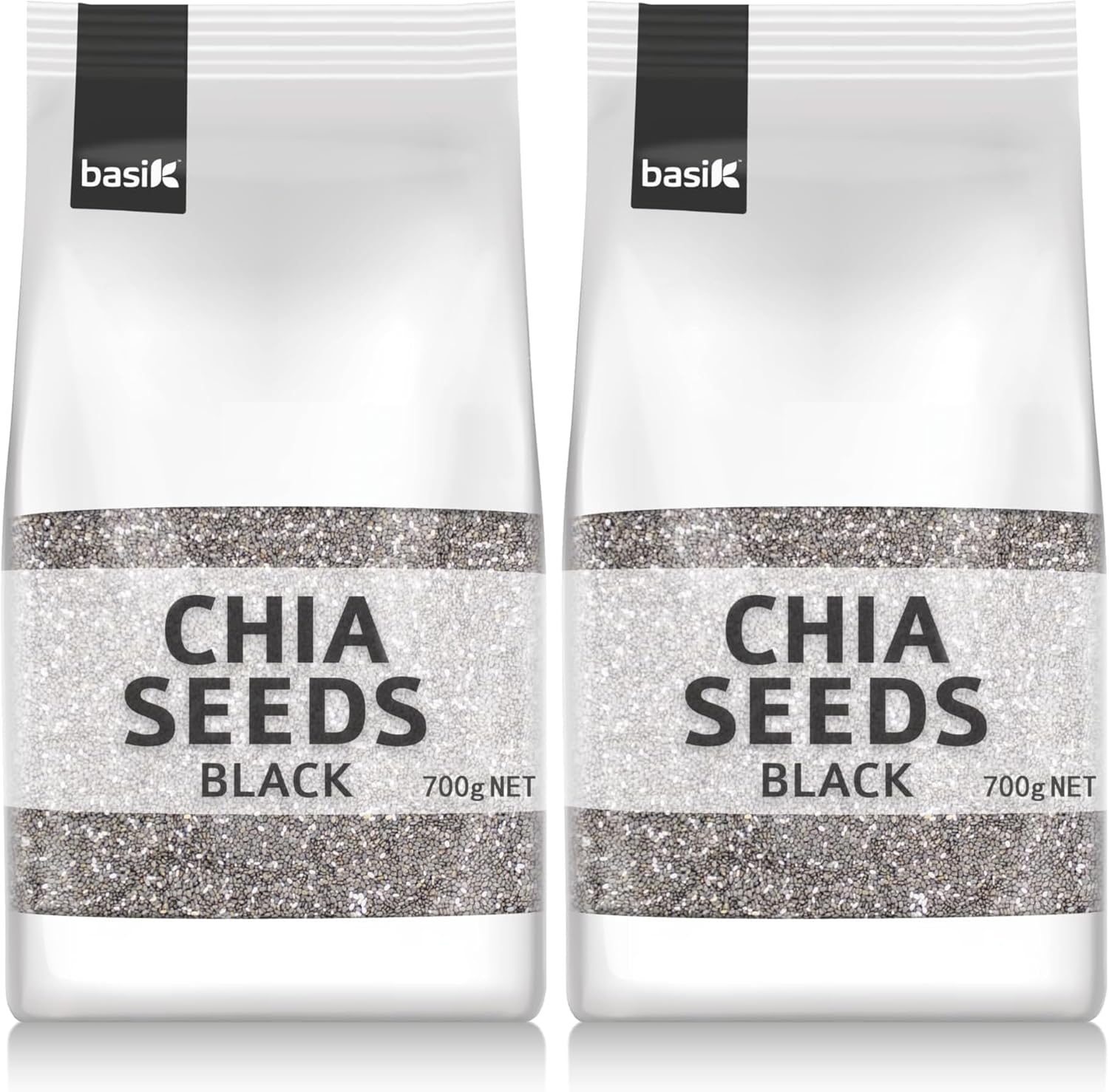 Basik Black Premium Chia Seeds, 700G image number 2