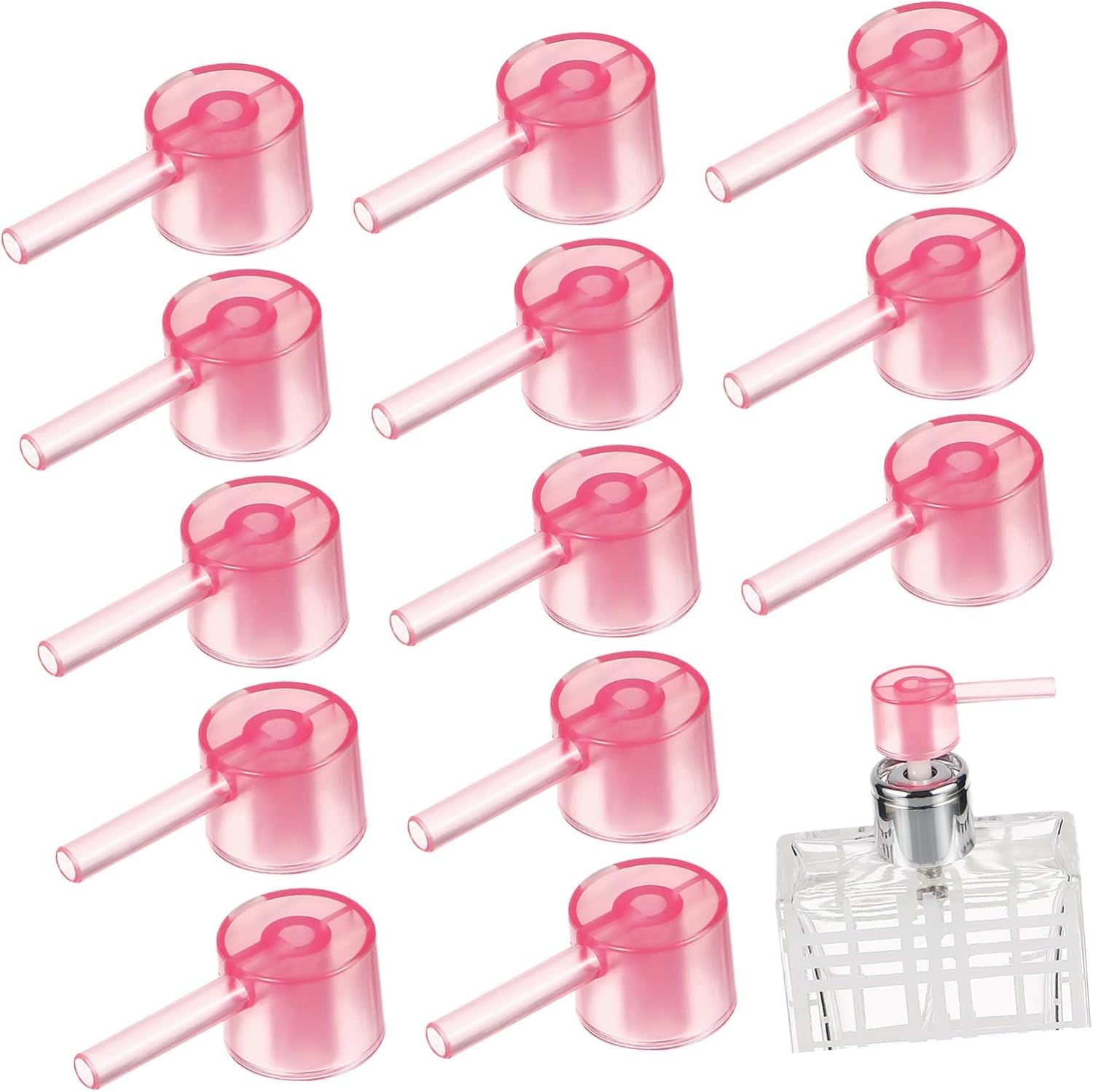 DECHOUS Perfume Transferring Heads 30Pcs Press Dispenser Tool Cosmetic Liquid Dispensing Convenient Portable Travel Accessory for Women image number 6