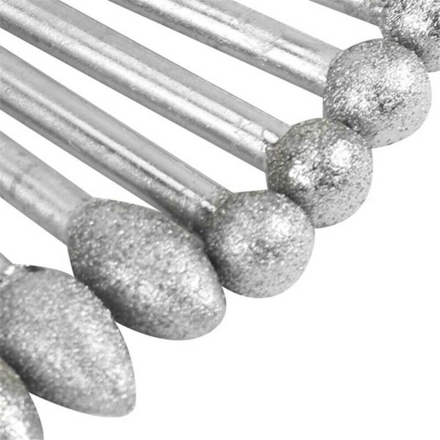 Solid Carbide Burrs for Rotary Tool 3Mm Drill Die Grinder Carving Bit [20PCS] image number 4