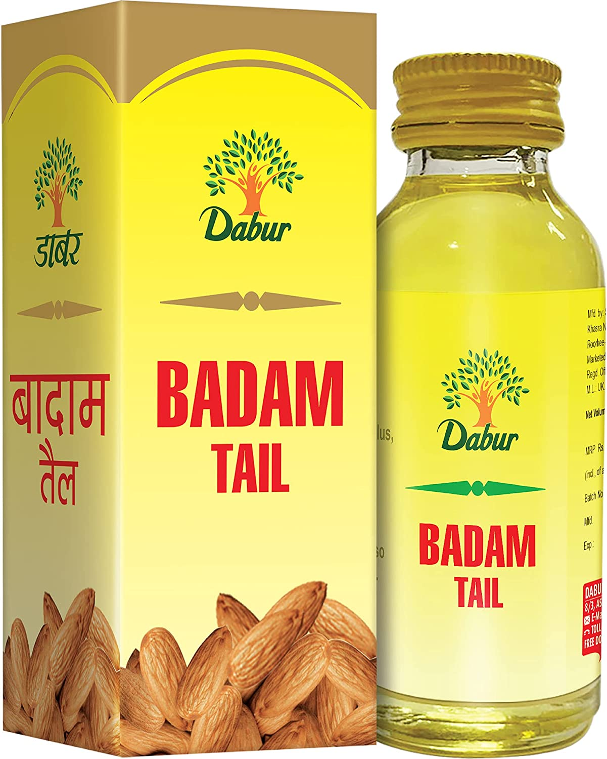 Dabur Badam Tail,100Ml image number 2