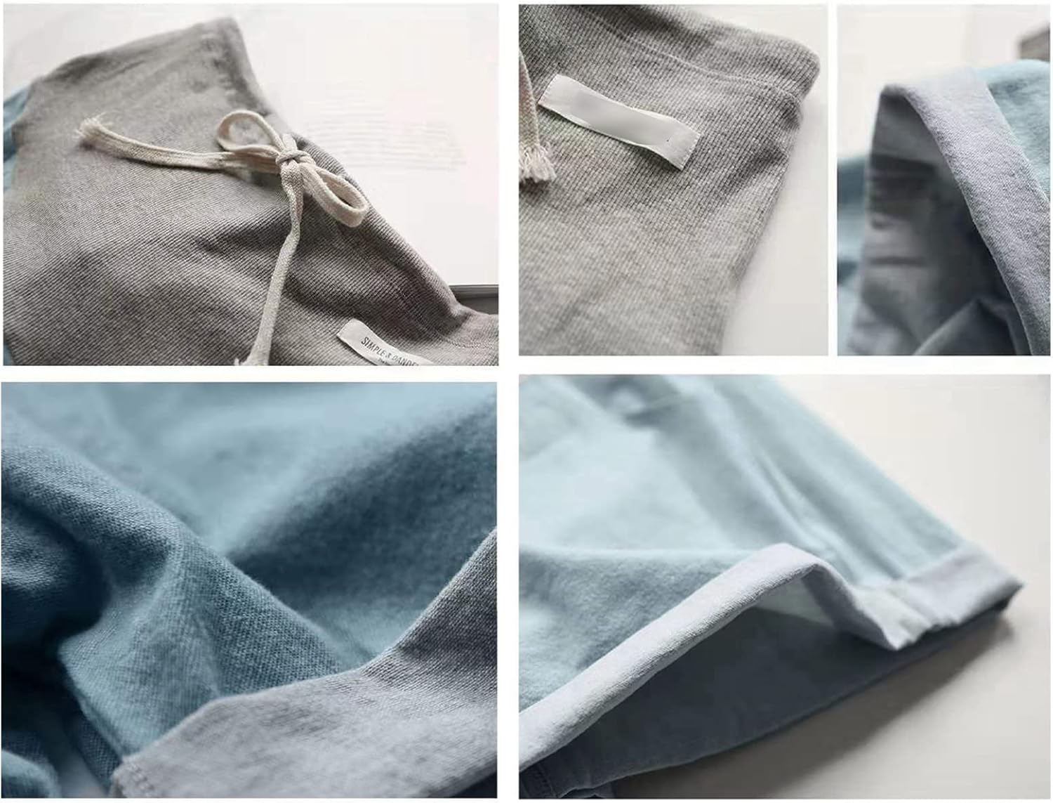 Qiribati Womens Jean Shorts Drawstring Maternity Denim Shorts Roll Hem Pregnancy Summer Short Jeans image number 6