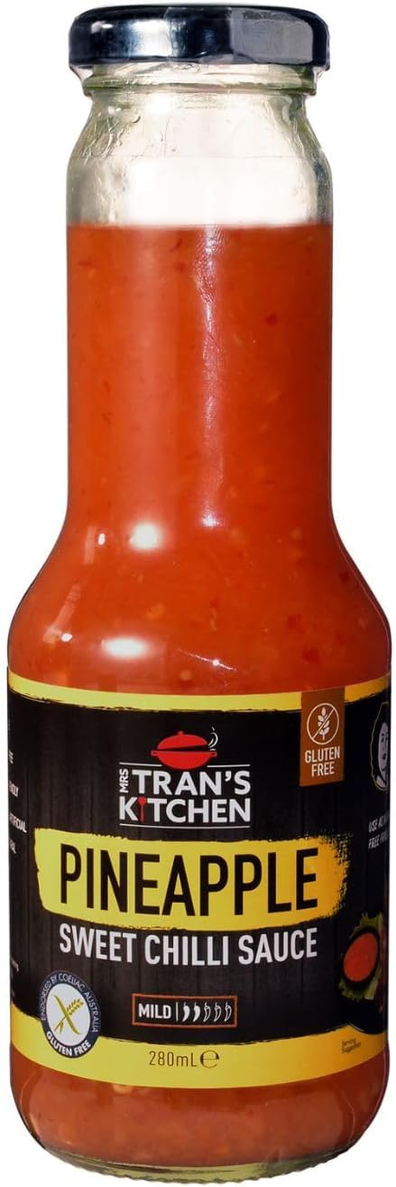Mrs Tran'S Kitchen Pineapple Sweet Chilli Sauce 280 Ml