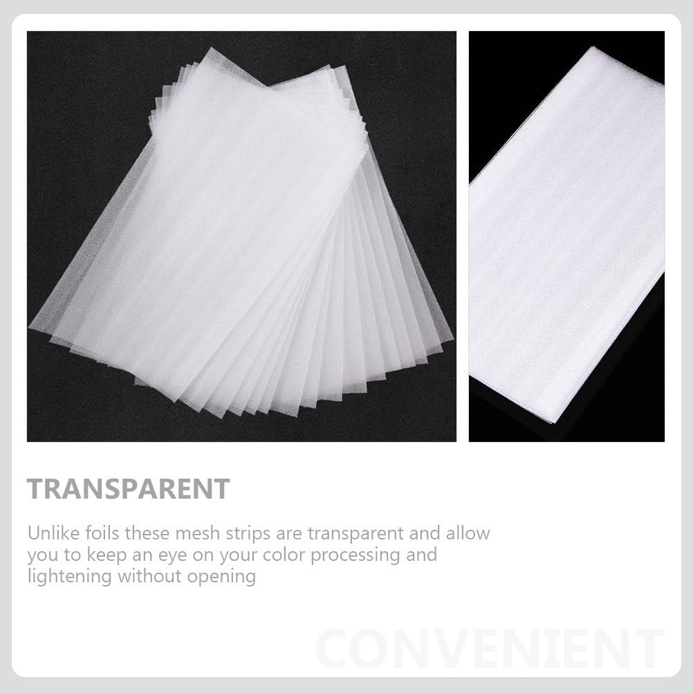 Ipetboom Hair Coloring Paper 40 Sheets Reusable Highlighting Wraps for Precise Hair Dyeing Salon and Home Use Transparent Foam Foils Hairdressing Supplies image number 4