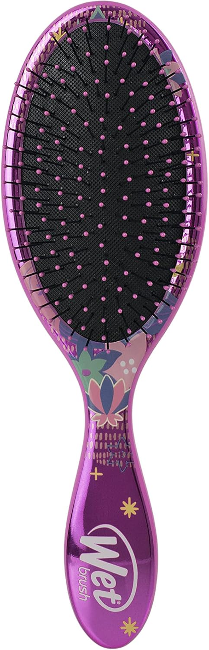 Wet Brush Disney Original Detangler Brush Princess Wholehearted - Rapunzel, Silver - All Hair Types - Ultra-Soft Intelliflex Bristles Glide through Tangles with Ease image number 3