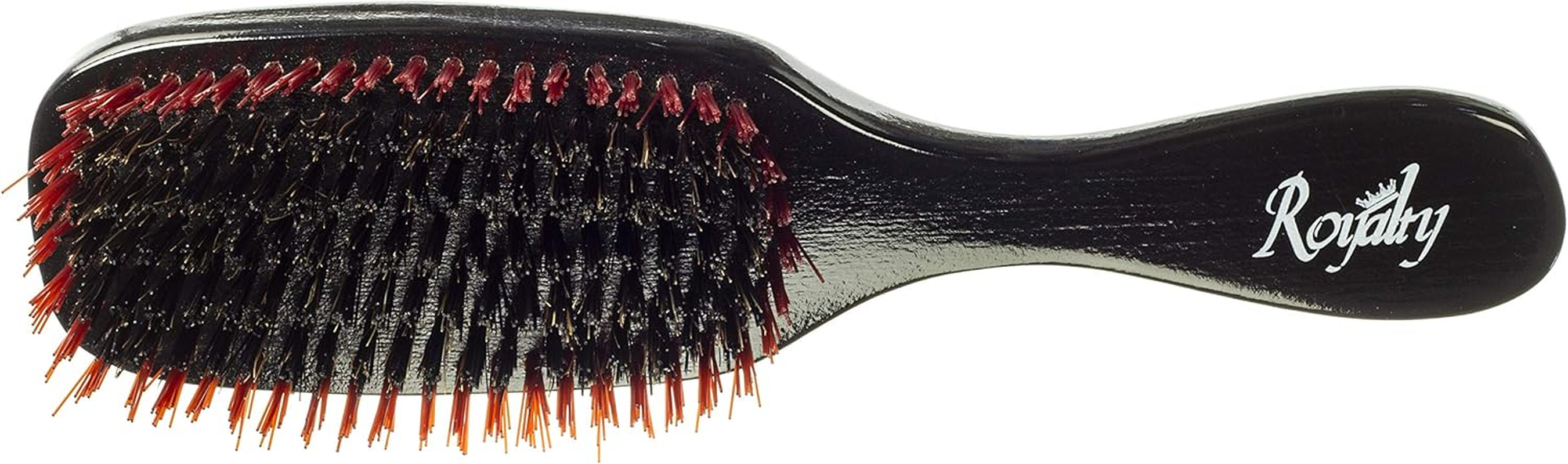 Royalty by Brush King Wave Brush #722-7 Row Medium Hard - Good 360 Waves Brush for Wolfing - from the Maker of Torino Pro image number 3