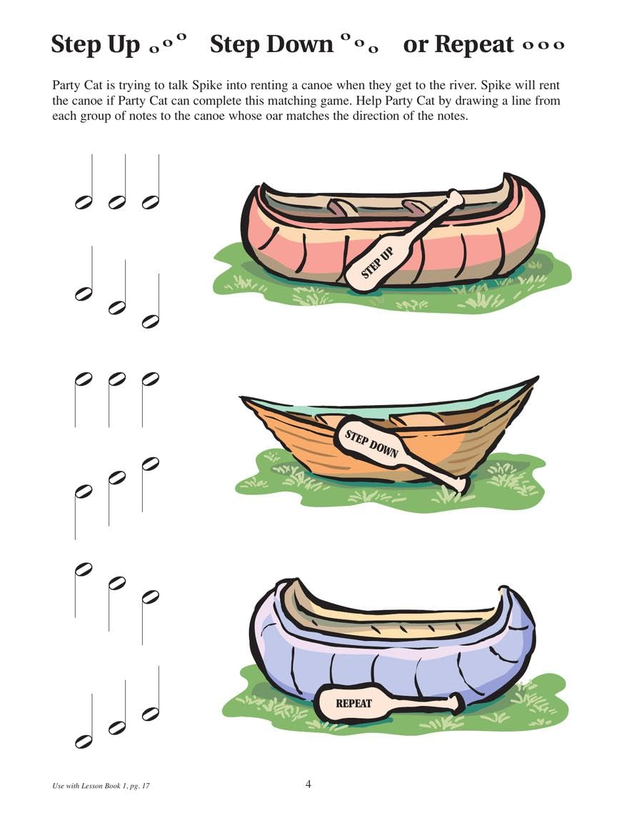 Notespeller for Piano - Book 1 Hal Leonard Student Piano Library Beginner Piano Method Treble and Bass Staff Note Reading Activities image number 3