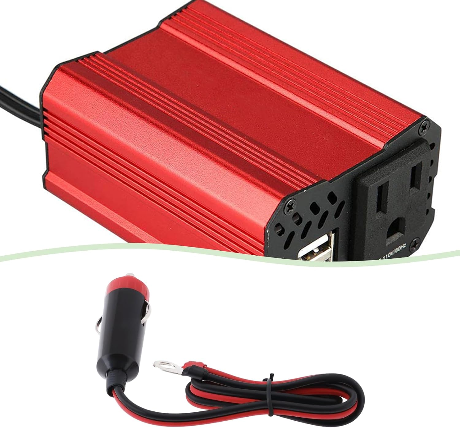 Ecsing 2Pcs 10A Male Car Cigarette Lighter Socket Plug Cable Connector 6V 12V 24V for Car Inverter Air Pump Electric Cup