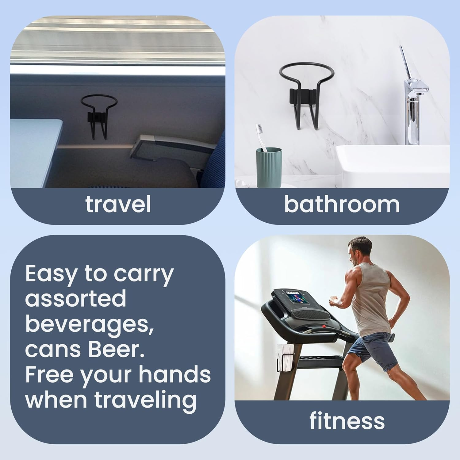 Marine Cup Holder，Boat Cup Holders for Drinks 2Pcs，Mountable Automotive Truck Rv image number 2