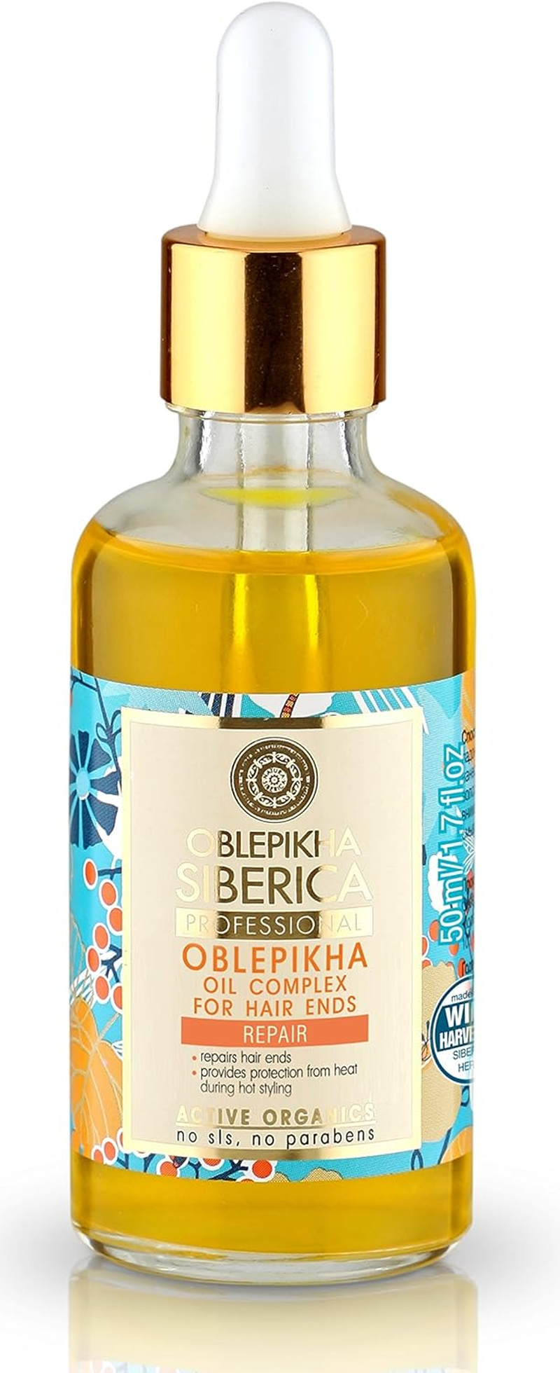 Active Organic Sea Buckthorn Oil for Hair Tips 50 Ml (Natura Siberica) image number 2