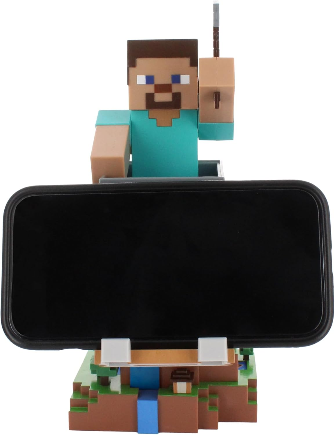 Cable Guys - Minecraft Steve Gaming Accessories Holder & Phone Holder for Most Controller (Xbox, Play Station, Nintendo Switch) & Phone image number 6
