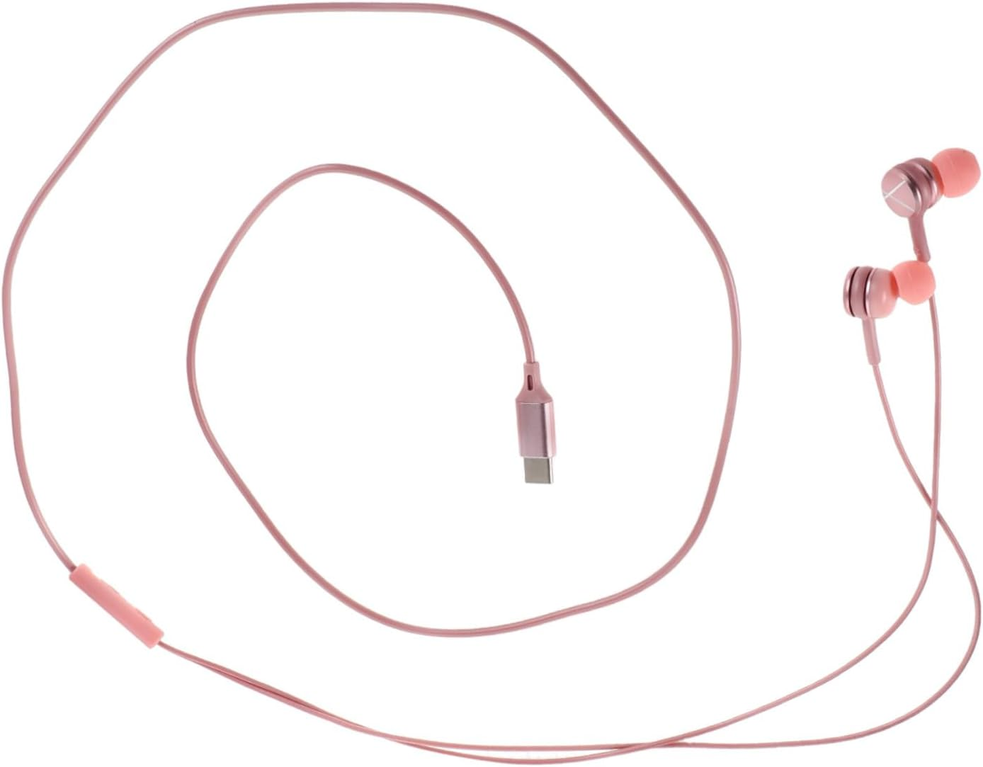 POPETPOP Noise Cancelling Music Headphones Wire Earbuds Type-C Interface for Travel and Phone Calls Material image number 3