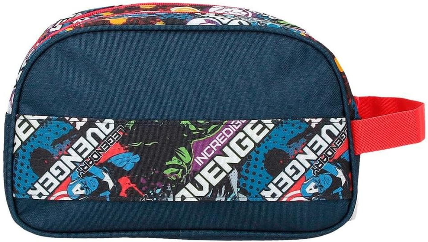 Joumma Marvel Avengers Legendary Adaptable Toiletry Bag Blue 26X16X11Cm Polyester L, Blue, Adaptable Toiletry Bag, Blue, Adaptable Toiletry Bag image number 1