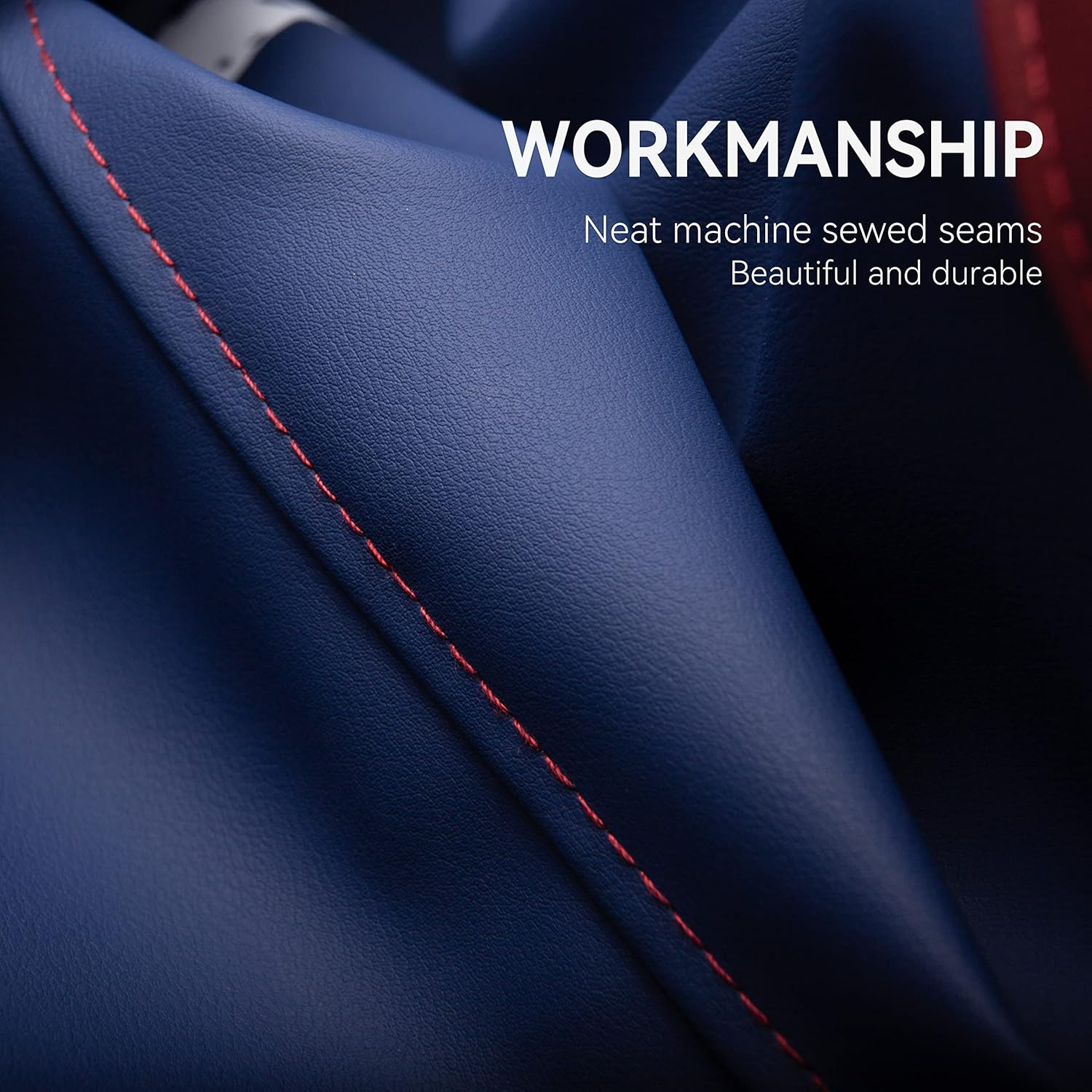 BEARCOVER Pool Table Cover, Waterproof Indoor/Outdoor Heavy Leatherette Pool Table Accessories, Billiards Accessories for Protecting Felt, 7/8/9 Feet Fitted Billiard Covers Red & Blue(8Ft/Og.) image number 5