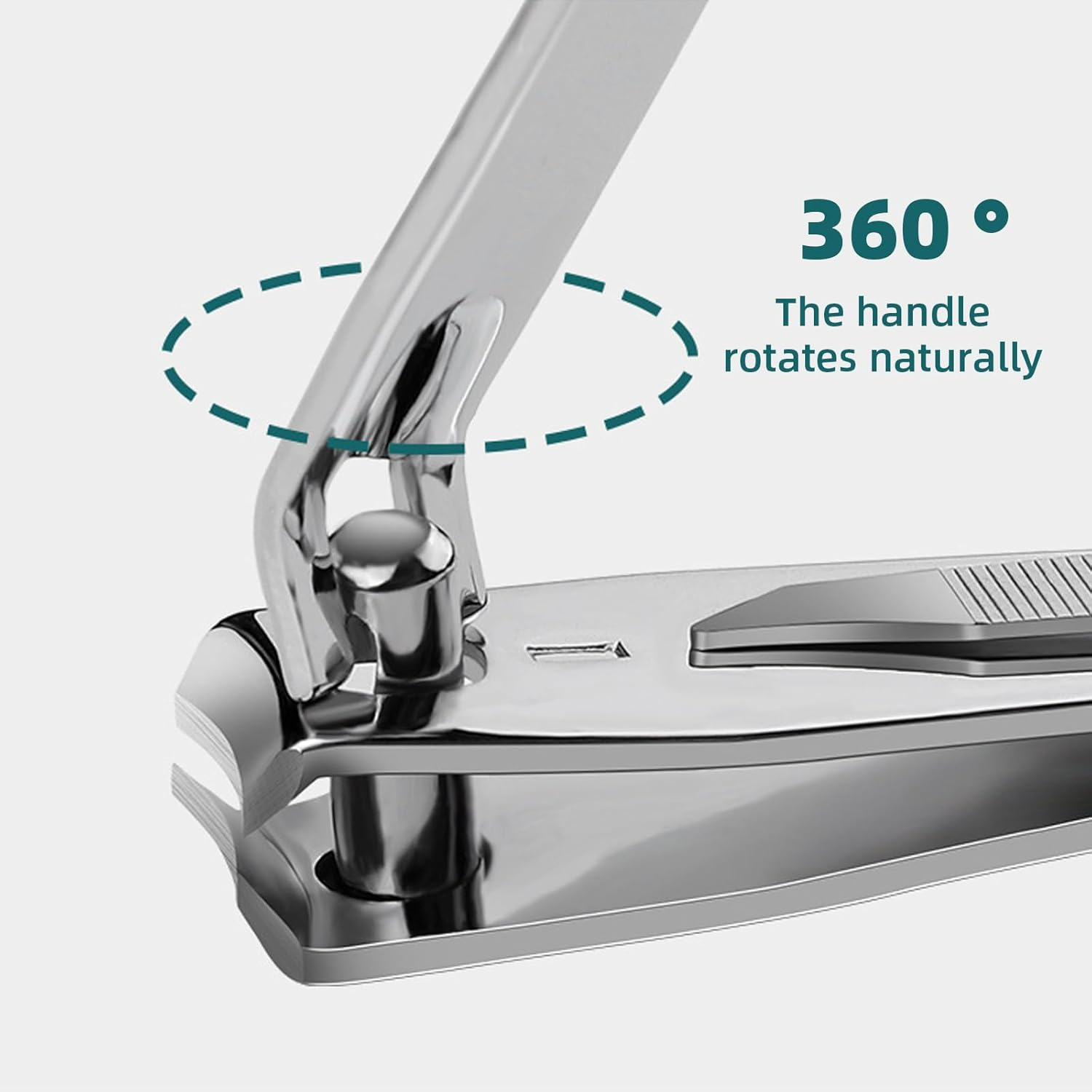 Xlihdzum Nail Clippers Set - Ultra Sharp Stainless Steel Nail Cutter with File for Men & Women, Travel Nail Kit for Precise Trimming at Home or On-The-Go (Durable & Portable) image number 4