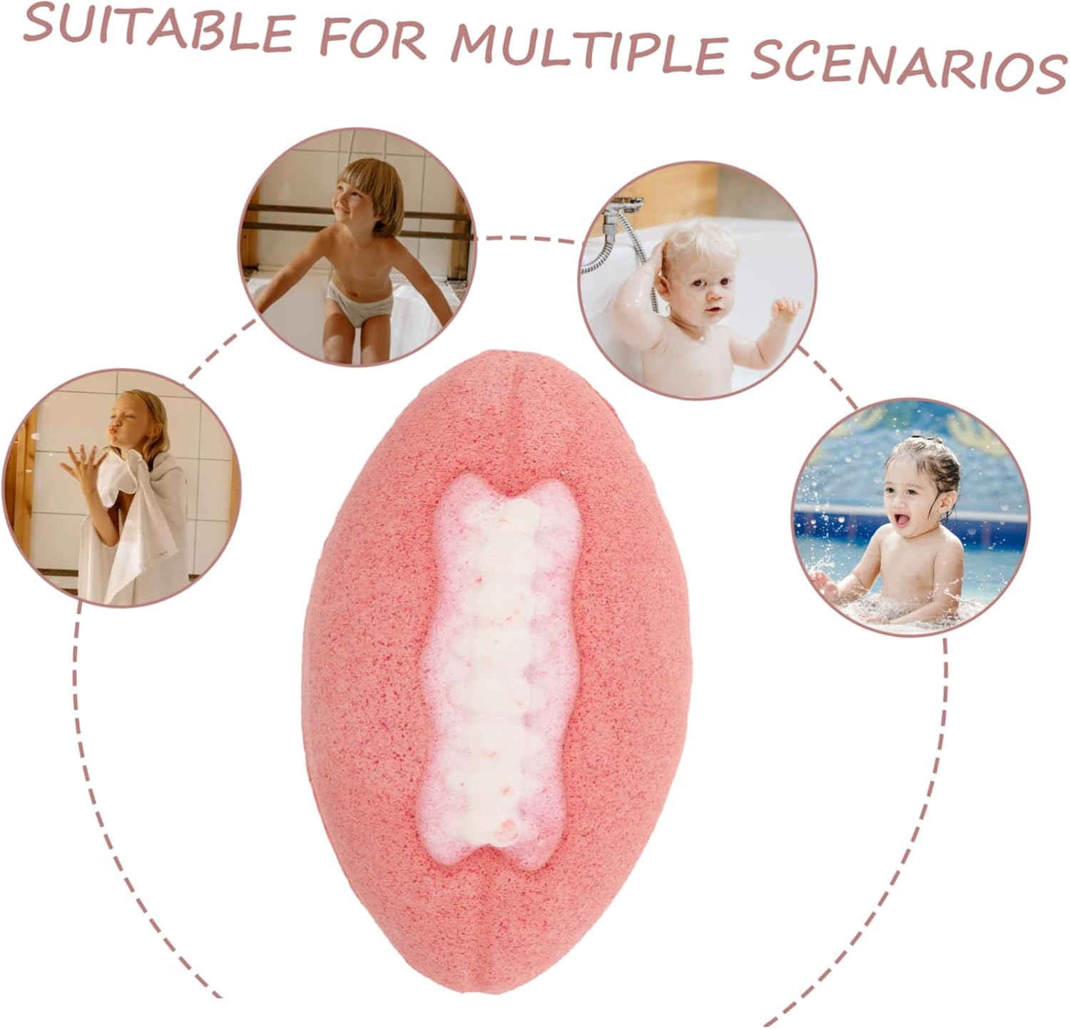 Anneome 3Pcs Skin Friendly Bath Salt with Essential Oils for Relaxing Bath Experience for Smooth Glowing Skin image number 1