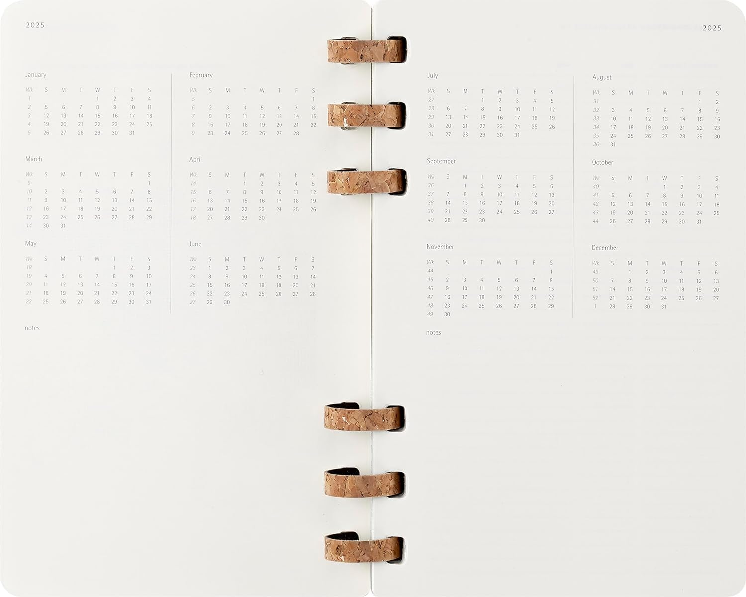 MOLESKINE - 2025-12 Month Spiral Planner - Soft Cover Diary - Large - Black image number 4