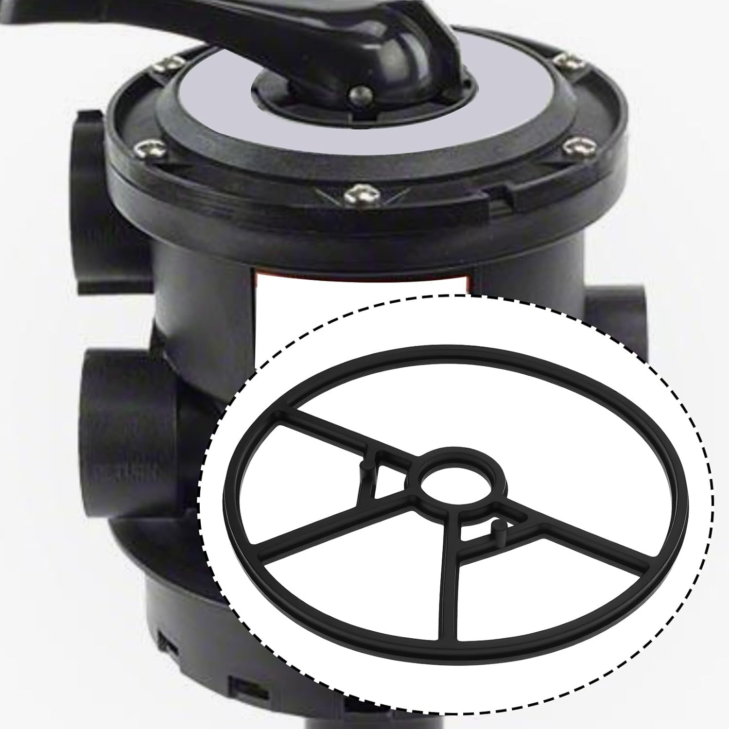 3Pcs Essential Pool Filter System O-Ring Gasket Kit Compatible with Hayward Vari-Flo X Pro S180T S210 image number 1