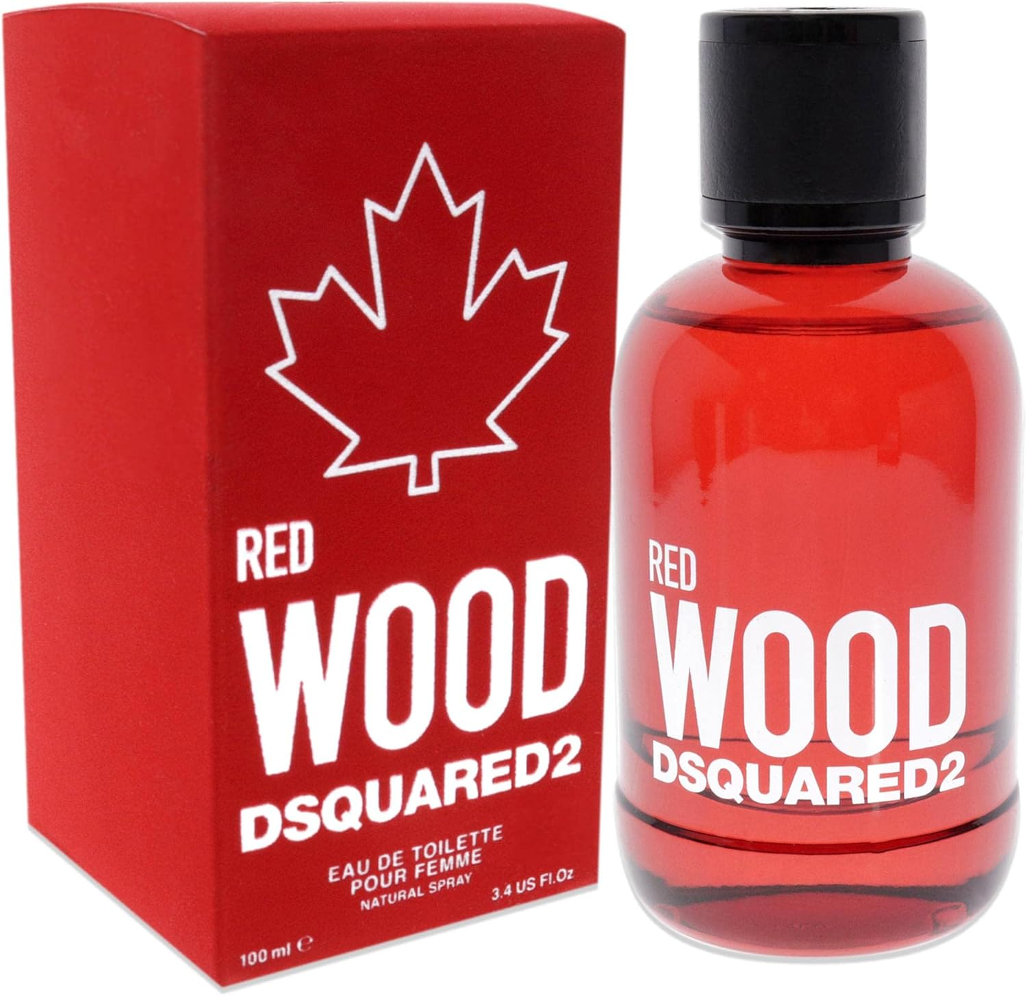 Dsquared&sup2; Wood Red Pour Femme Eau De Toilette Spray, Floral, 100 Ml image number 1