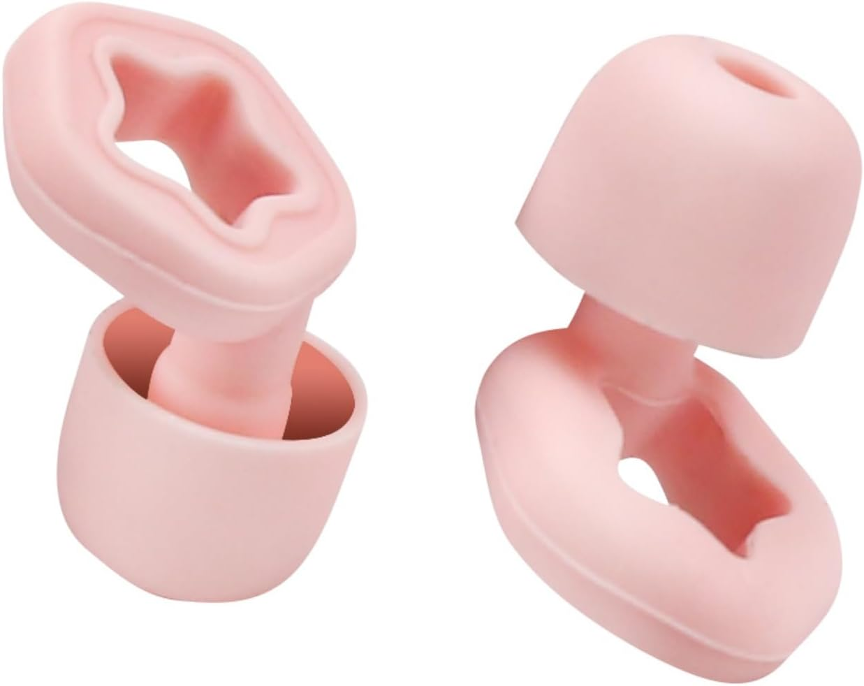 3 Pair Ear Plugs for Sleeping, Reusable Noise Canceling Earbuds for Sleep - Ultra Soft Silicone Hearing Protection, Noise Reduction - Available in S, M, L Sizes - 28Db (Pink)