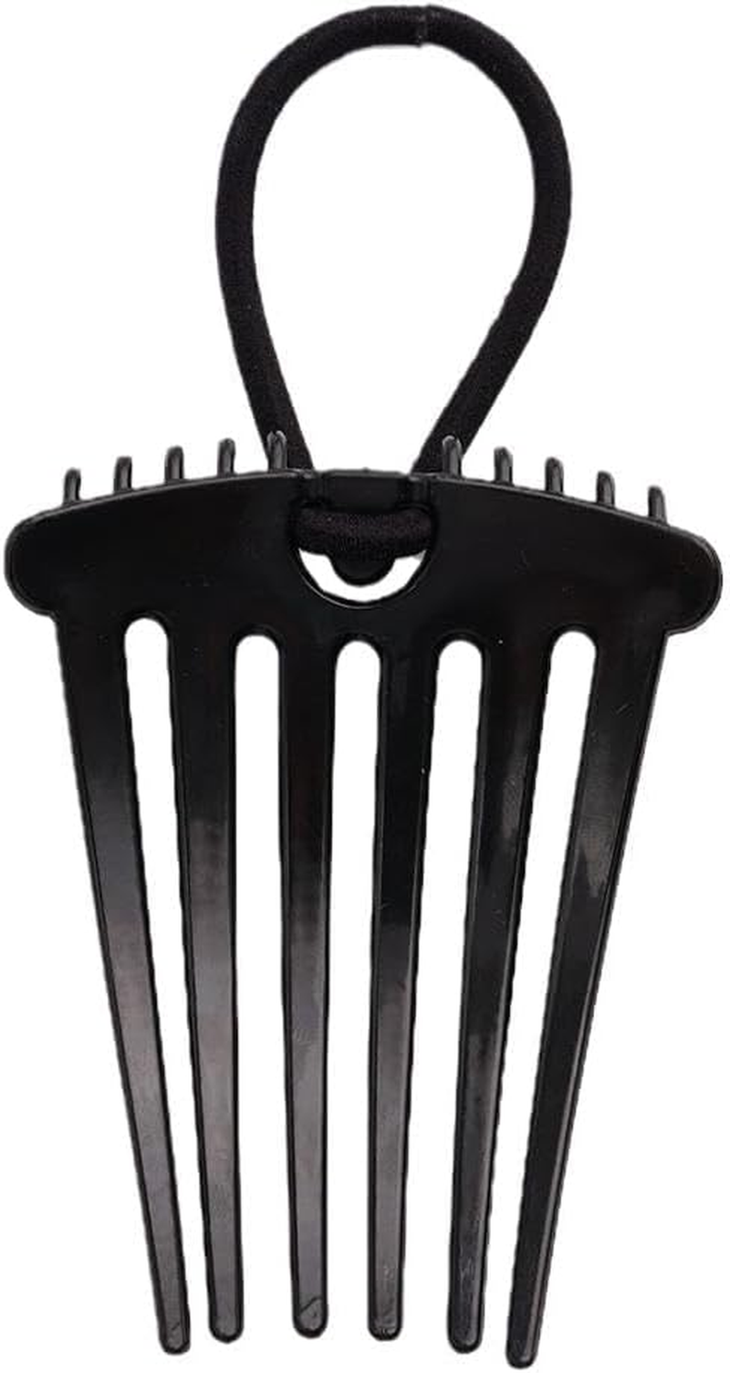Bandette Comb, Fluffy Hair Comb Ponytail Bump It up Volume Combs, Bandette Comb with Elastic Band, Trendy Hair Accessory for Chic Hairstyles