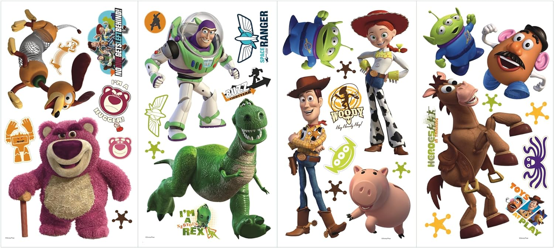 Roommates RMK1428SCS Toy Story 3 Peel and Stick Wall Decals image number 2