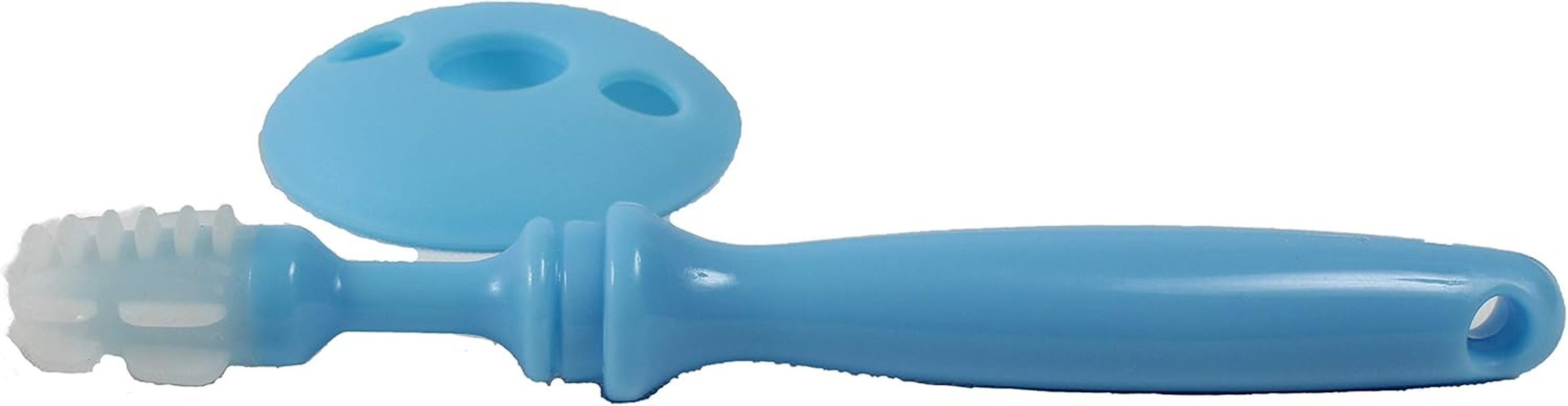 Sweetie Toothbrush Set (3 Pack)1-360&deg; Silicone Baby Toothbrush Infant Training 2-Tooth Brush Age 0-2 Baby 3-Toothbrush, First Brush (Color May Vary) image number 3