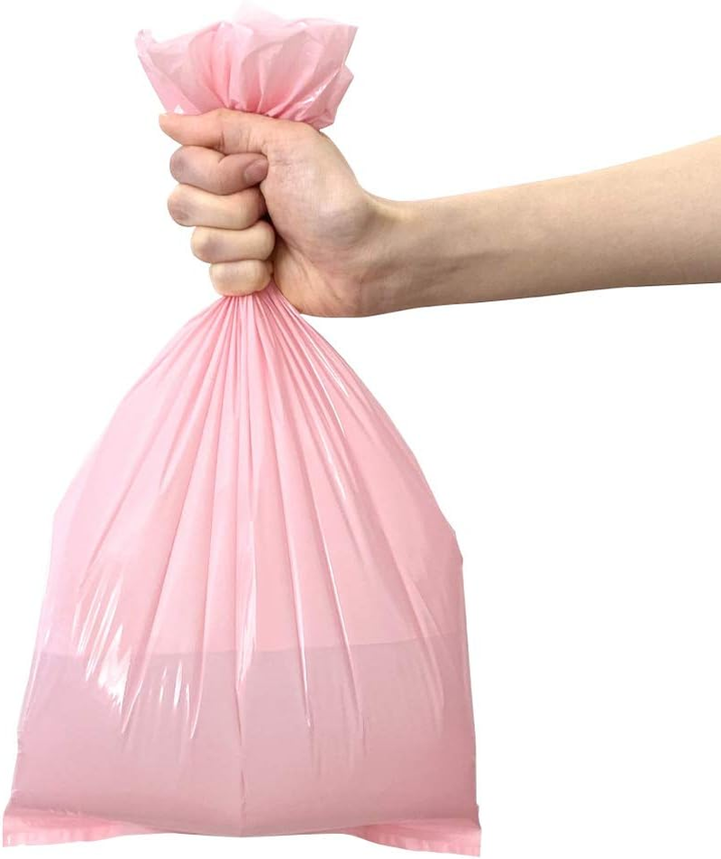 BOS Amazing Odor Sealing Baby Diaper Disposal Bags - Durable and Unscented [Size: M, Color: Pink] (90 Count, Pack of 2) (180 Bags) image number 4