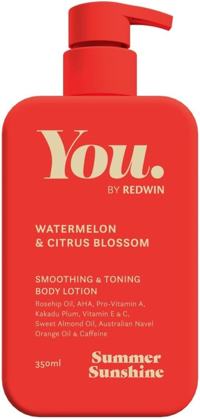 You by Redwin Summer Sunshine Moisturiser Body Lotion 350 Ml image number 1