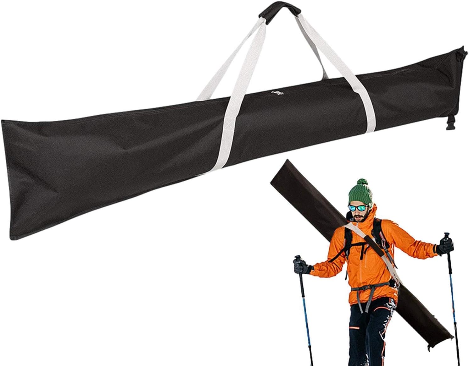 Skiing Travel Case - Snowboard Organizer Bag with Handle | Waterproof Protective Ski Bag | Durablee Ski Equipment Storage | Transport Bag for Skis, Snowboards, and Travel Accessories image number 4