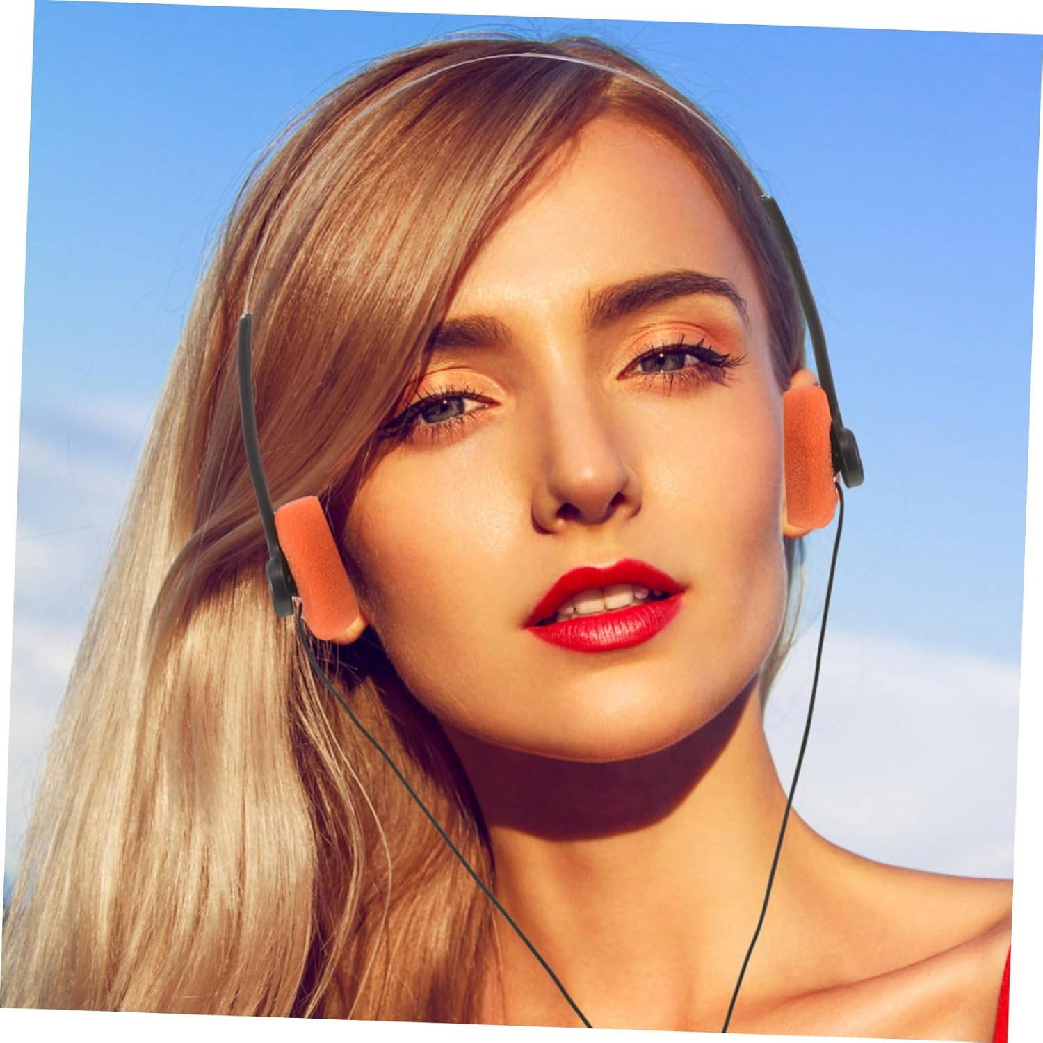 Happyyami Portable Lightweight Ear Headphones for Adjustable Headband Comfortable Fit Retro Design School Travel Classroom Use image number 3