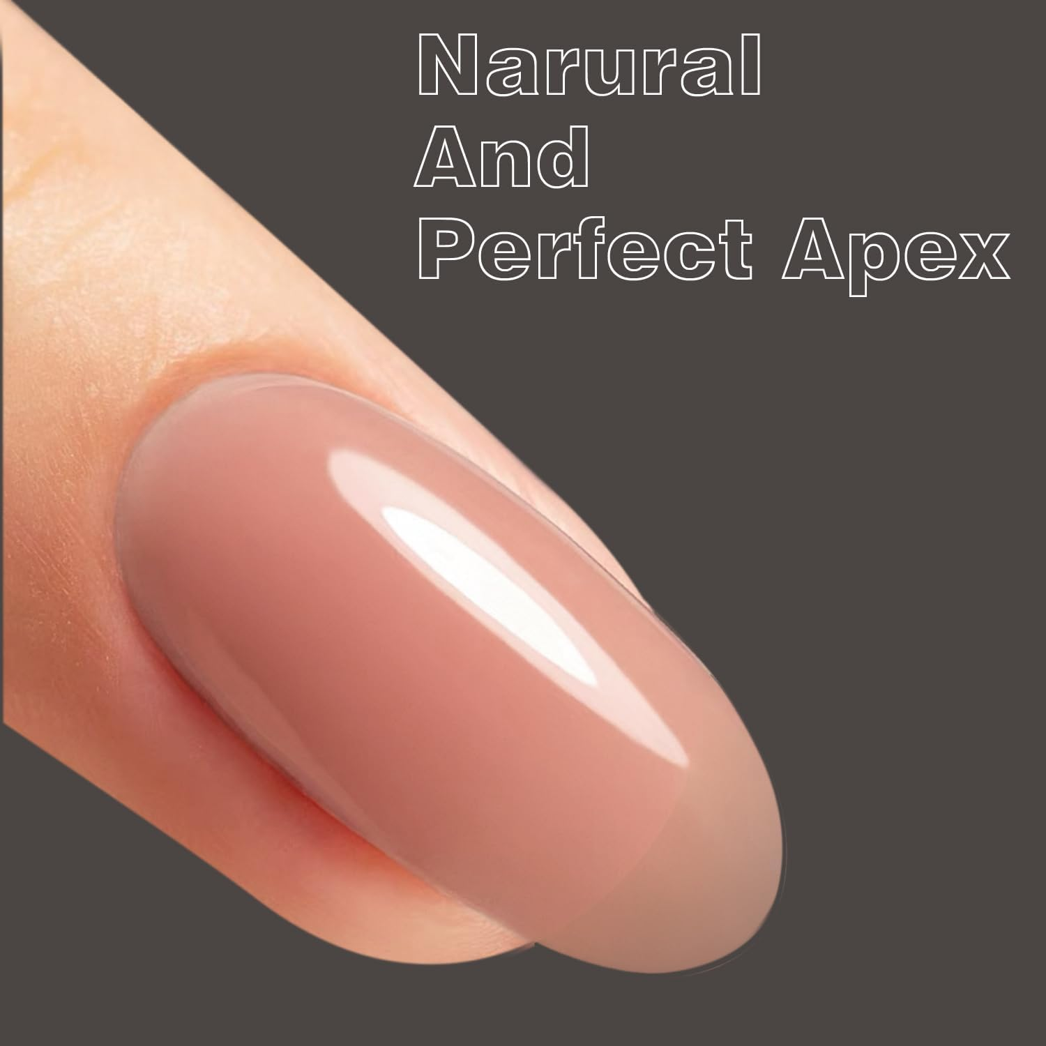 Vishine 16Ml Deep Nude Rubber Base Builder Gel, 6 in 1 Rubber Base Gel Polish for Nail Thickening, LED Nail Lamp Cured Nail Strengthener Extension Color Base Gel in a Bottle R066