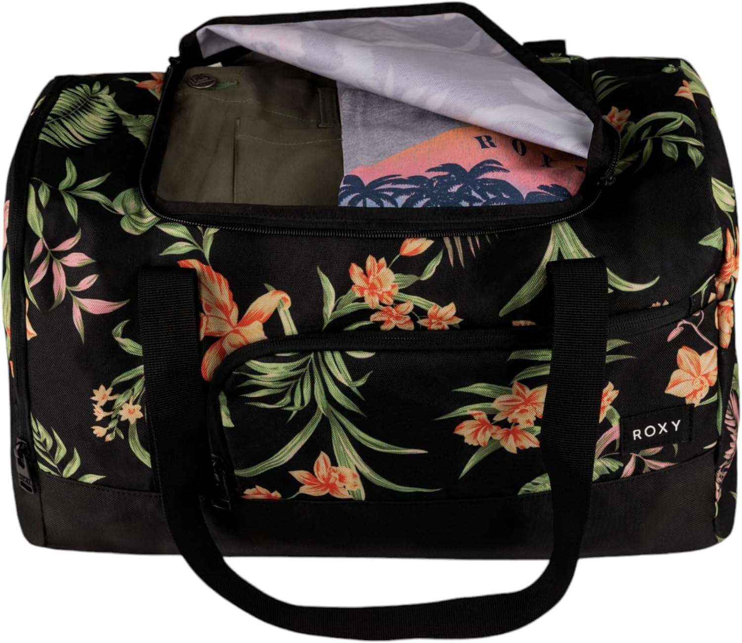 Roxy Feel Happy Large Duffel Bag with Separate Compartment for Shoes image number 3