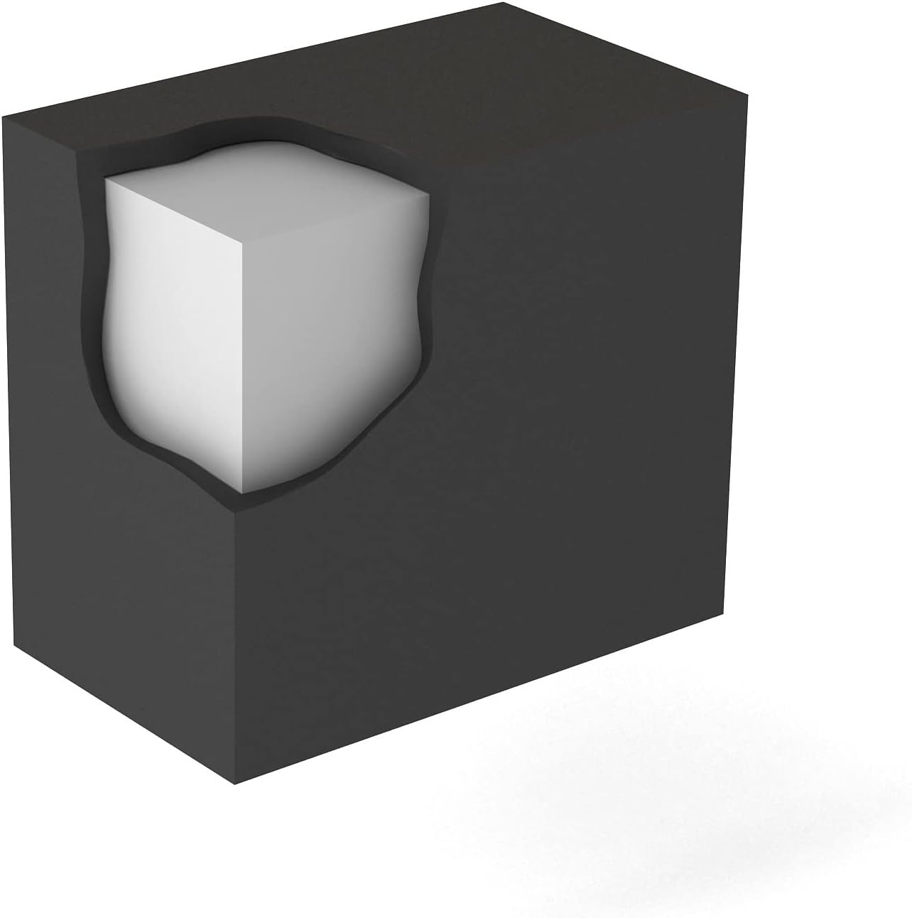 Furniture Rubber Cup for 1/2" 11 12 13Mm Square OD Tubing Cover Plug, Tube Post End Cap, Chair Leg Pad (Pack of 4) image number 2