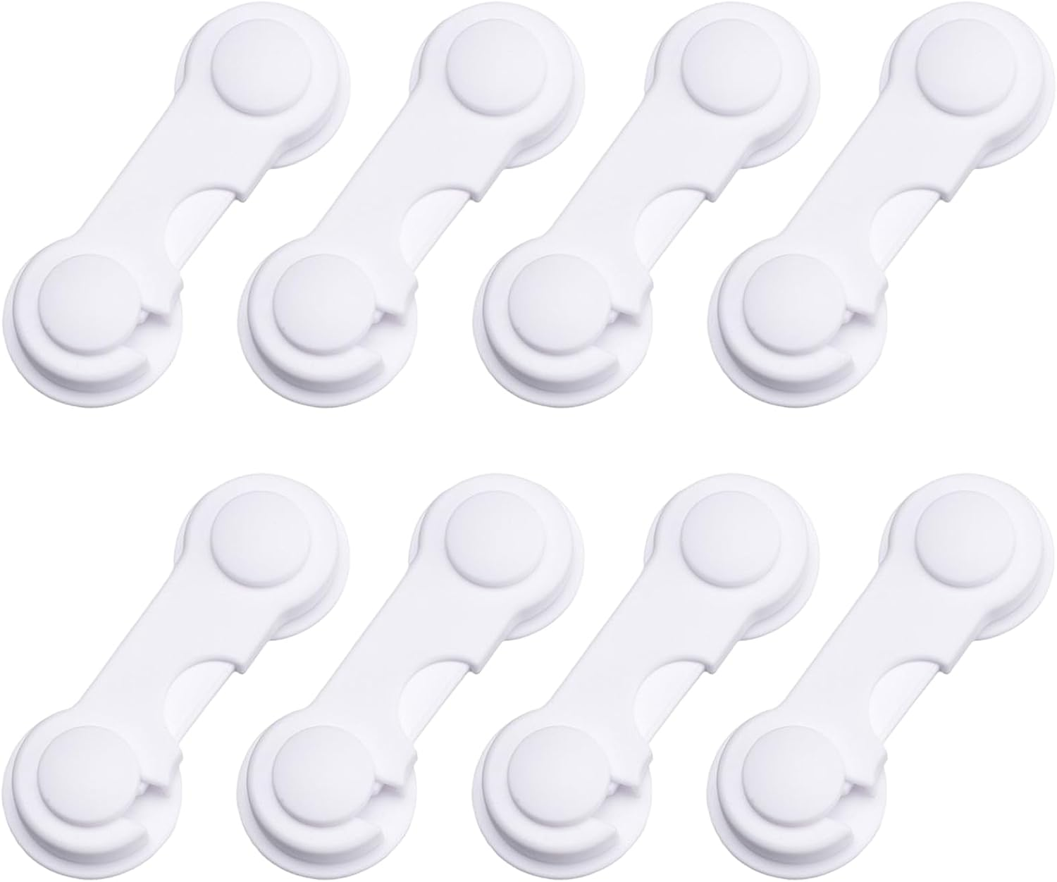 Xolixorium Child Proof Locks for Cabinet Doors 6 Pack No Drill Installation Child Safety Locks for Drawers Wardrobe Pantry Closet Baby Proofing Cupboard Locks image number 4