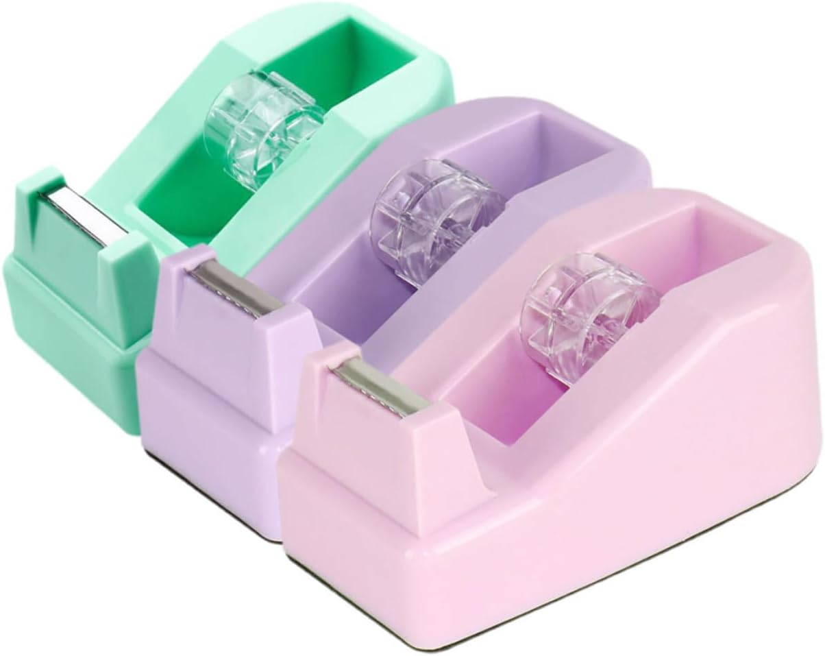 JEWEDECO 3Pcs Tape Machine Replacement Refill Tapes for Office Accessories Desk Wide Dispenser image number 5