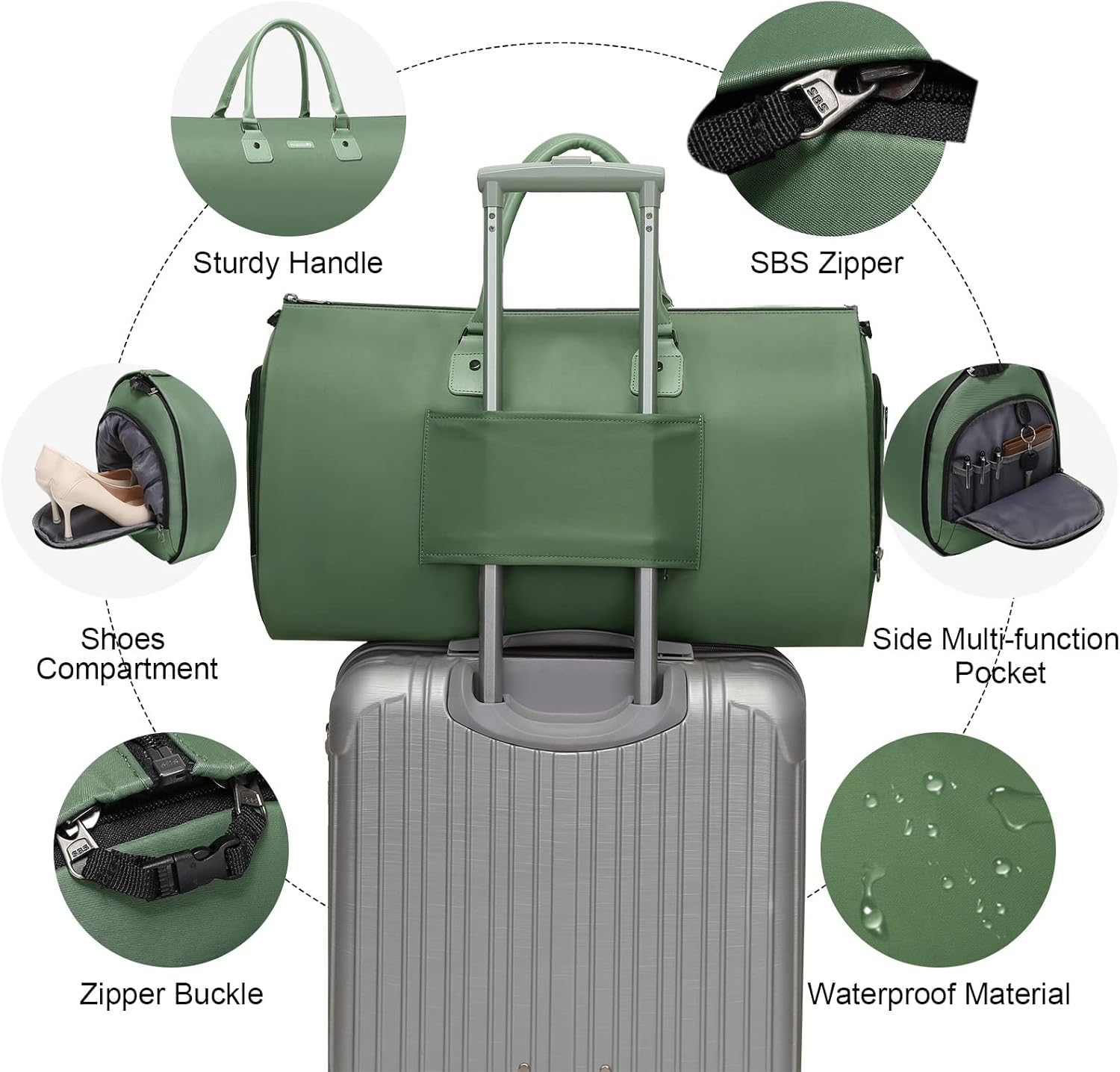 MODOKER Unisex Adult Garment Bag image number 1