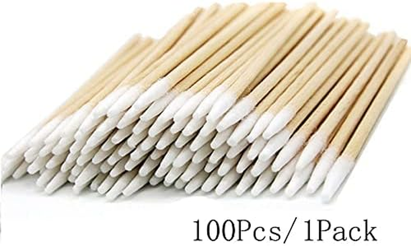 600 Count Microblading Cotton Swab Cotton Swabs Pointed Tip, Cotton Swabs Wood Sticks, Cotton Tipped Applicator, Tattoo Permanent Supplies, Makeup Cosmetic Applicator Sticks (Small) image number 4