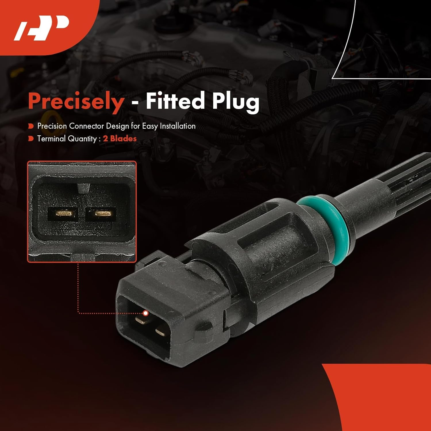 A-Premium Engine Coolant Temperature Sensor [2 Pins] Compatible with BMW 318I, 318Is, 318Ti, 323Ci, 323I, 323Is, 325Ci, 325I, 325Xi, 328Ci, 328I, 328Is, 330Ci, 330I, X5, 525I, 528I, 530I, 540I, X3 image number 5