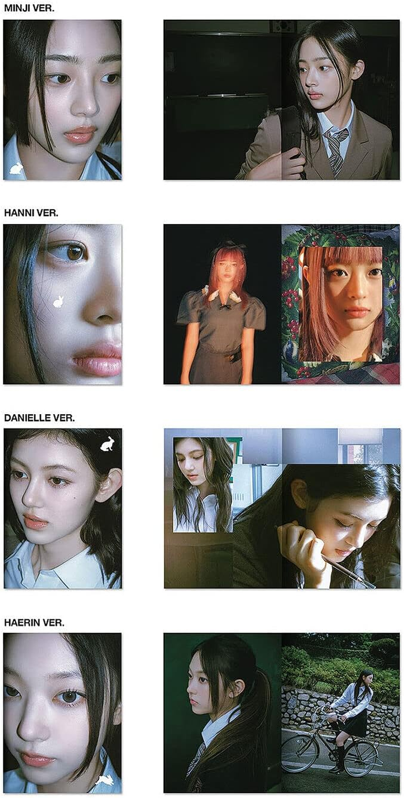 NEWJEANS OMG 1St Winter Single Album ( MESSAGE CARD Ver. - NEWJEANS ) K-POP SEALED image number 5