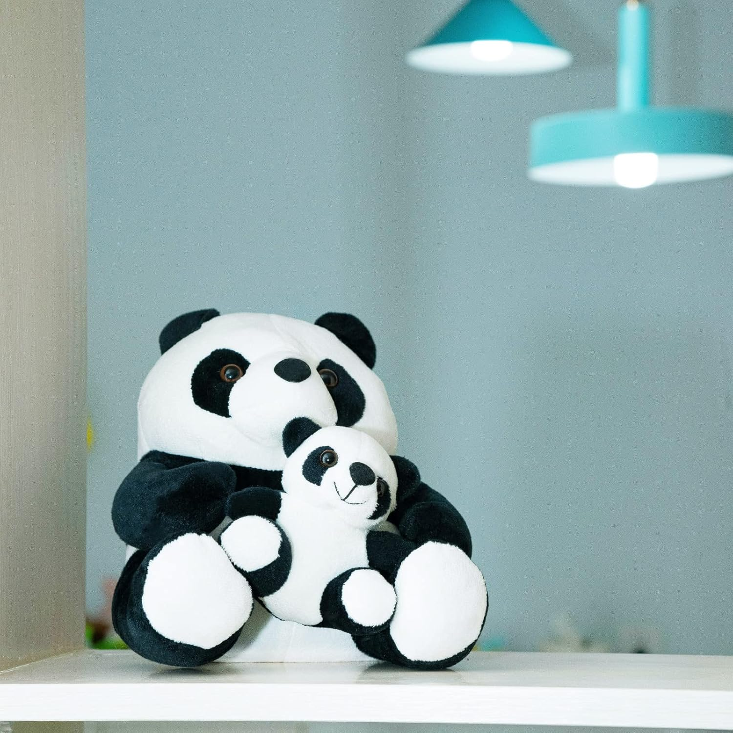 Marwood Cute Door Stopper Decorative Door Stops for Home and Office, Panda Weighted Interior Doorstop Fabric Stuffed Animal Door Stopper Floor Decorative